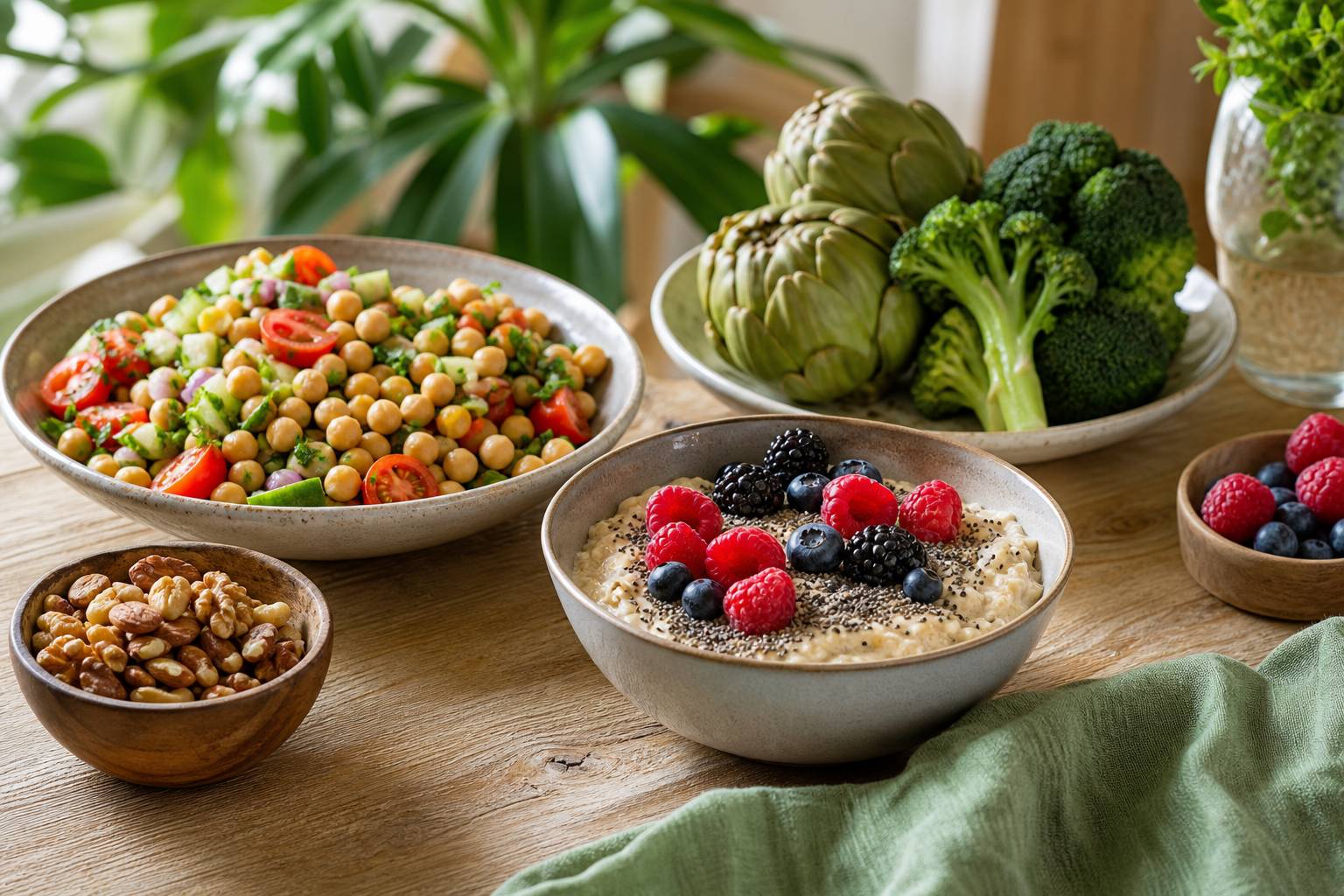 Alimentos con más fibra para sentir saciedad