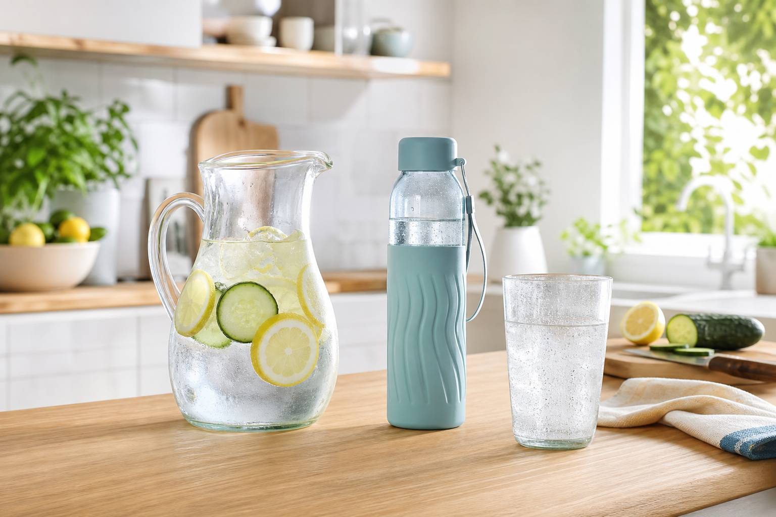 Cómo beber más agua sin darte cuenta