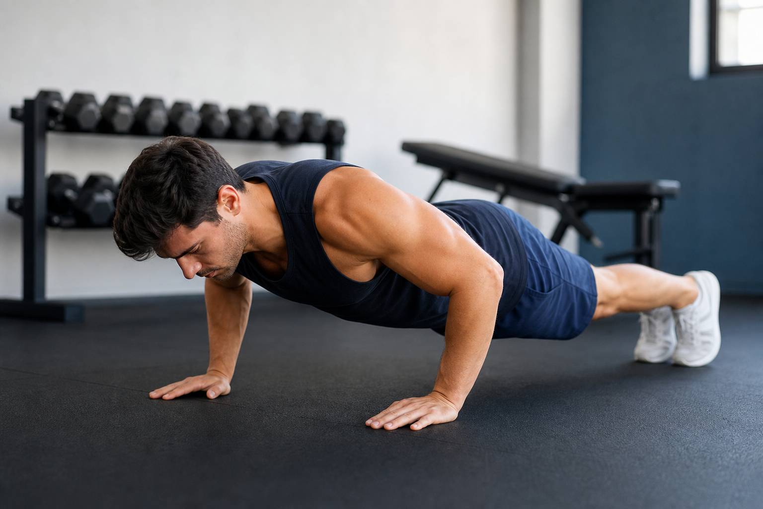 Cuántas flexiones hacer al día para ganar fuerza