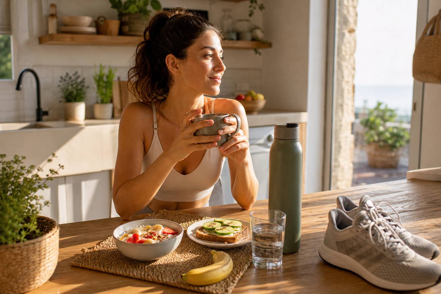 Qué desayunar antes de caminar por la mañana