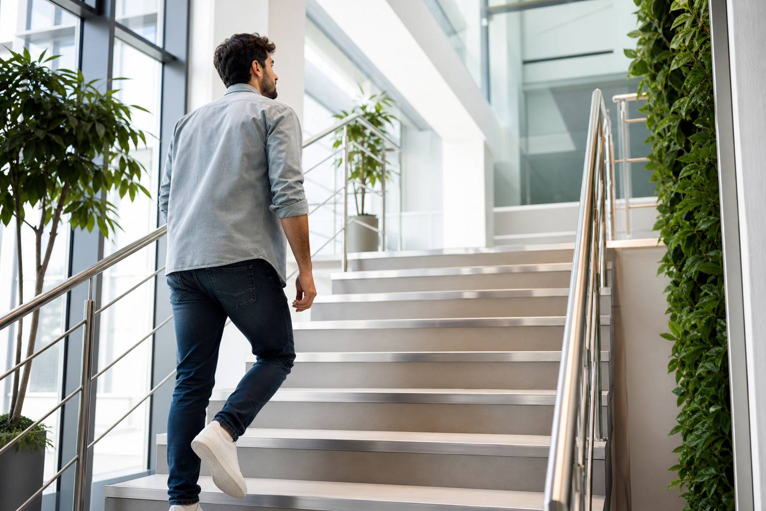 Trucos para subir más escaleras cada día